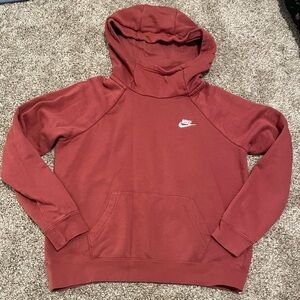 Nike coral Red womens Hoodie